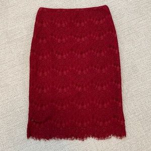 Forever 21 Contemporary Eyelet Pencil Skirt XS